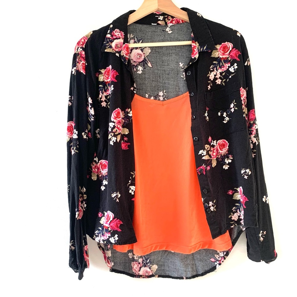 Rose Pattern Blouse
